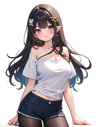 【舞动青春：白色裤子搭配彩色短袖，点亮夏日街头】