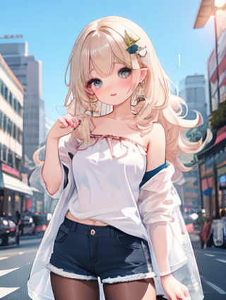 藏蓝色裤子与三色鞋履的完美搭配
