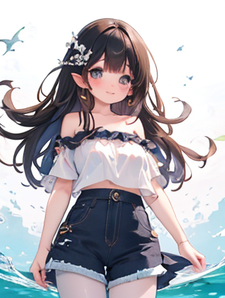 【黑色打底衣服搭配彩色裙子的视觉盛宴】